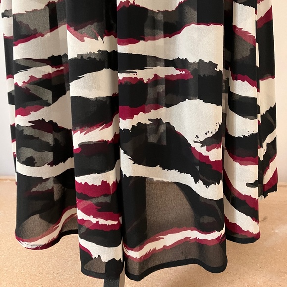 NEW H&M TRANSPARENT ZEBRA PRINT MAXI - Picture 8 of 14